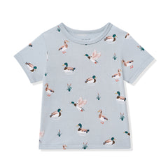 Toddler Basic Tee in Mallard Duck