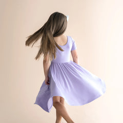 Twirl Dress in Taro