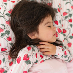 Toddler Pillowcase in Strawberry Fields