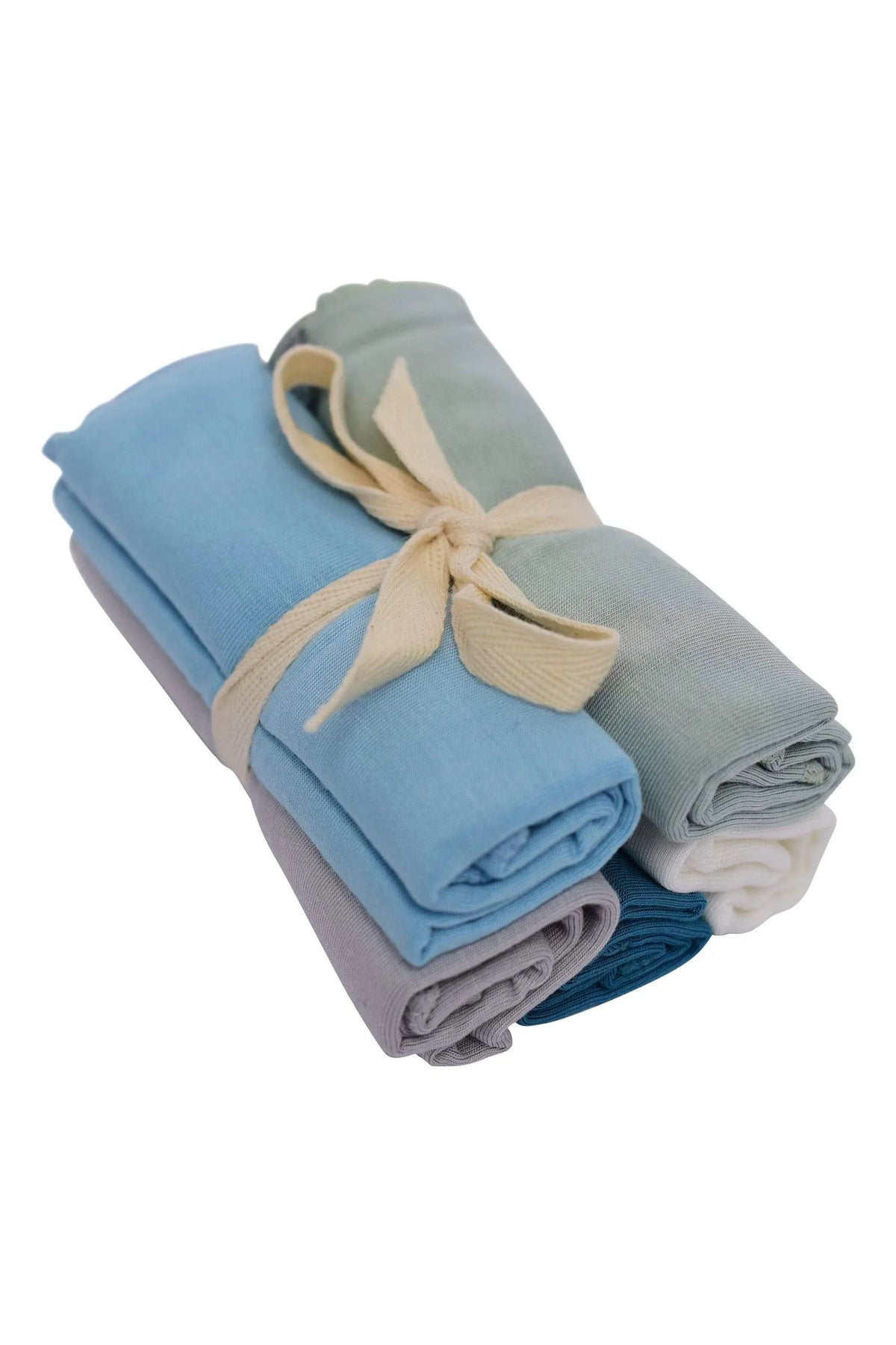 Solid Washcloth Combo 5-Pack in Cool