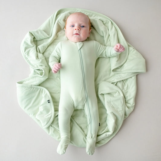 Baby Blanket in Basil 1.0