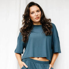 Women's Short Sleeve Tee in Atlantic