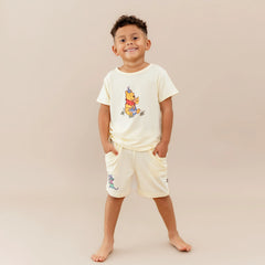 Drawstring Short in Winnie the Pooh on Chamomile